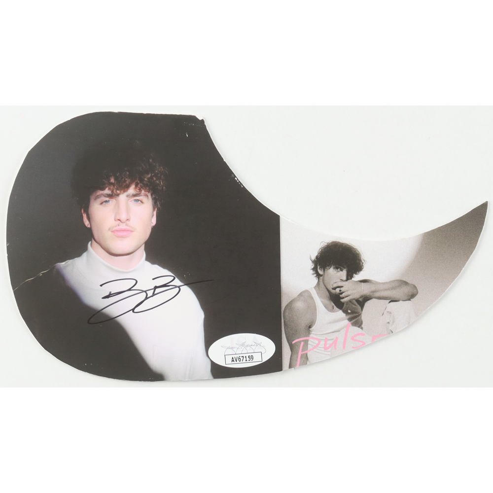 Benson Boone Signed "Pulse" Custom Insert Pickguard (JSA) at PristineAuction.com