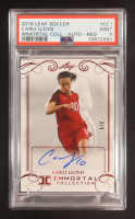 Carli Lloyd 2018 Leaf Soccer Immortal Collection Autograph Red #BA-CL1 #3/5 (PSA 9) at PristineAuction.com