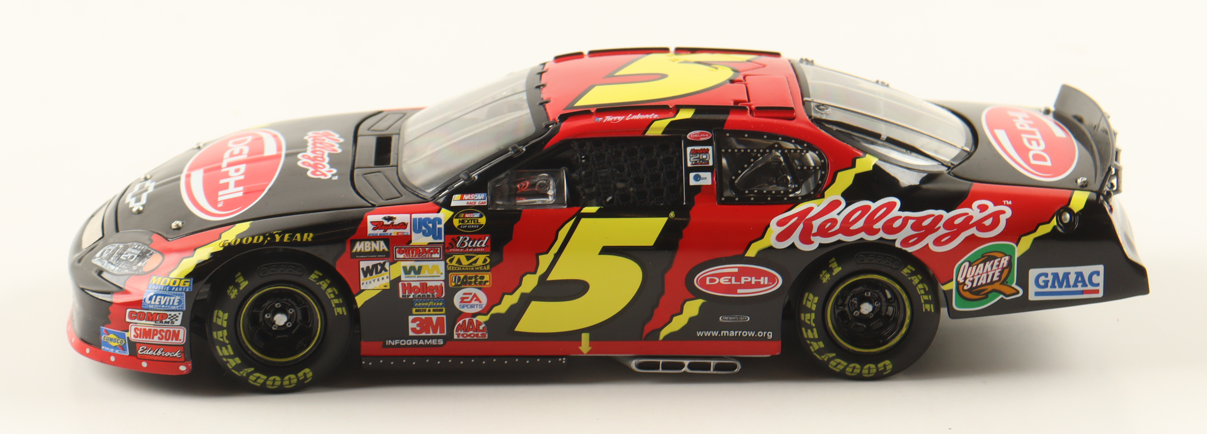 Terry Labonte LE #5 Kellog's Delphi - 2004 Monte Carlo Elite 1:24 Scale Diecast Car at PristineAuction.com Terry Labonte LE #5 Kellog's Delphi - 2004 Monte Carlo Elite 1:24 Scale Diecast Car at PristineAuction.com