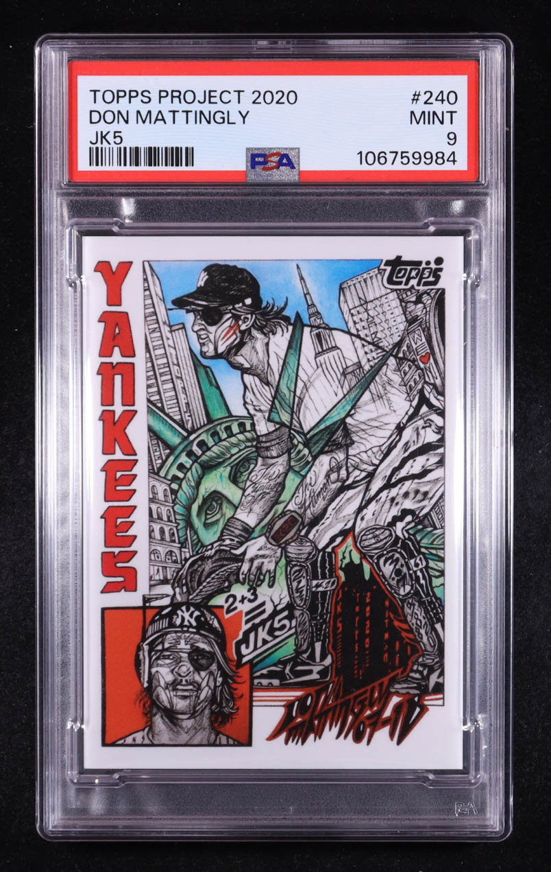 Don Mattingly 2020 Topps Project 2020 #240 JK5 (PSA 9) at PristineAuction.com Don Mattingly 2020 Topps Project 2020 #240 JK5 (PSA 9) at PristineAuction.com