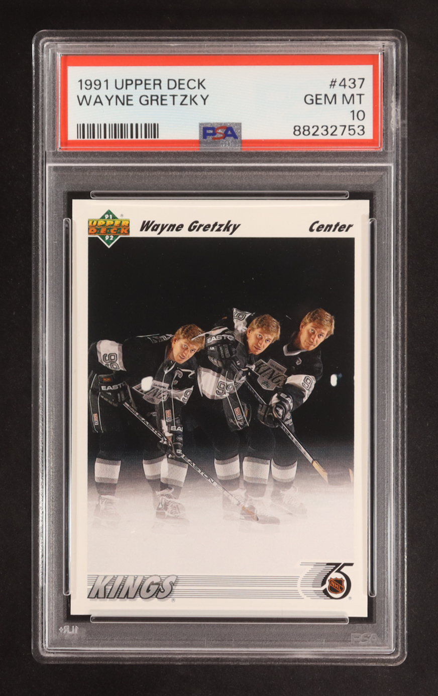 Wayne Gretzky 1991-92 Upper Deck #437 (PSA 10) at PristineAuction.com Wayne Gretzky 1991-92 Upper Deck #437 (PSA 10) at PristineAuction.com