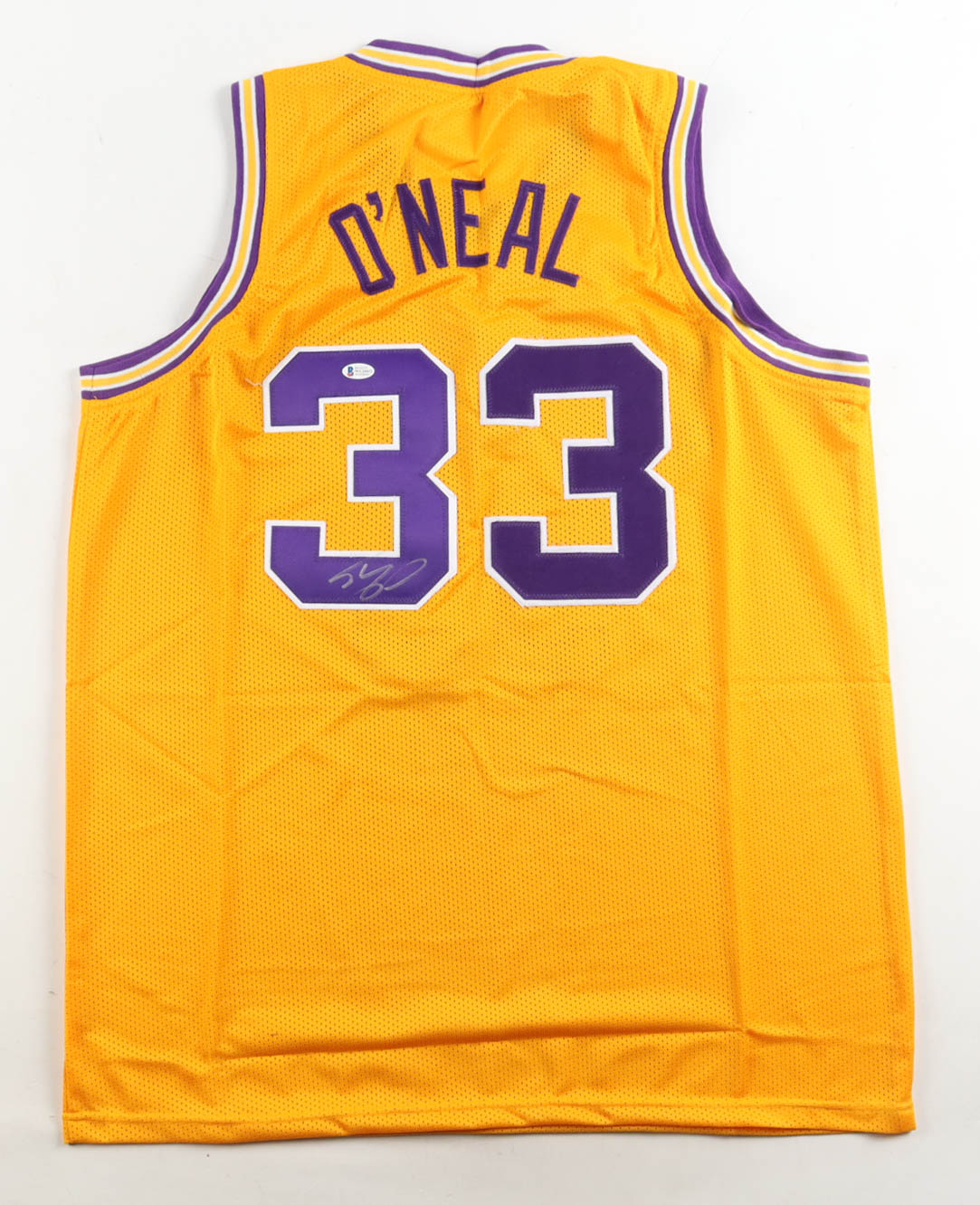 Shaquille O'Neal Signed Jersey (Beckett) at PristineAuction.com Shaquille O'Neal Signed Jersey (Beckett) at PristineAuction.com