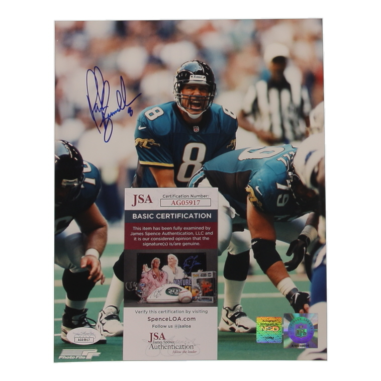 Mark Brunell Signed Jaguars 8x10 Photo (JSA & NSD) at PristineAuction.com Mark Brunell Signed Jaguars 8x10 Photo (JSA & NSD) at PristineAuction.com