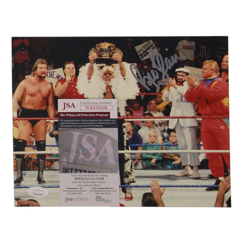 Ric Flair Signed WWE 8x10 Photo (JSA) at PristineAuction.com Ric Flair Signed WWE 8x10 Photo (JSA) at PristineAuction.com