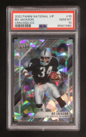 Bo Jackson 2022 Panini National Convention VIP Cracked Ice Pink #16 (PSA 10) at PristineAuction.com