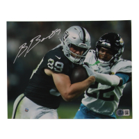 Brock Bowers Signed Raiders 8x10 Photo (Beckett) at PristineAuction.com