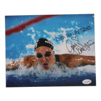 Amy Van Dyken Signed Team USA 8x10 Photo Inscribed "Aim For The Stars" & "6 Gold" (ACOA) at PristineAuction.com