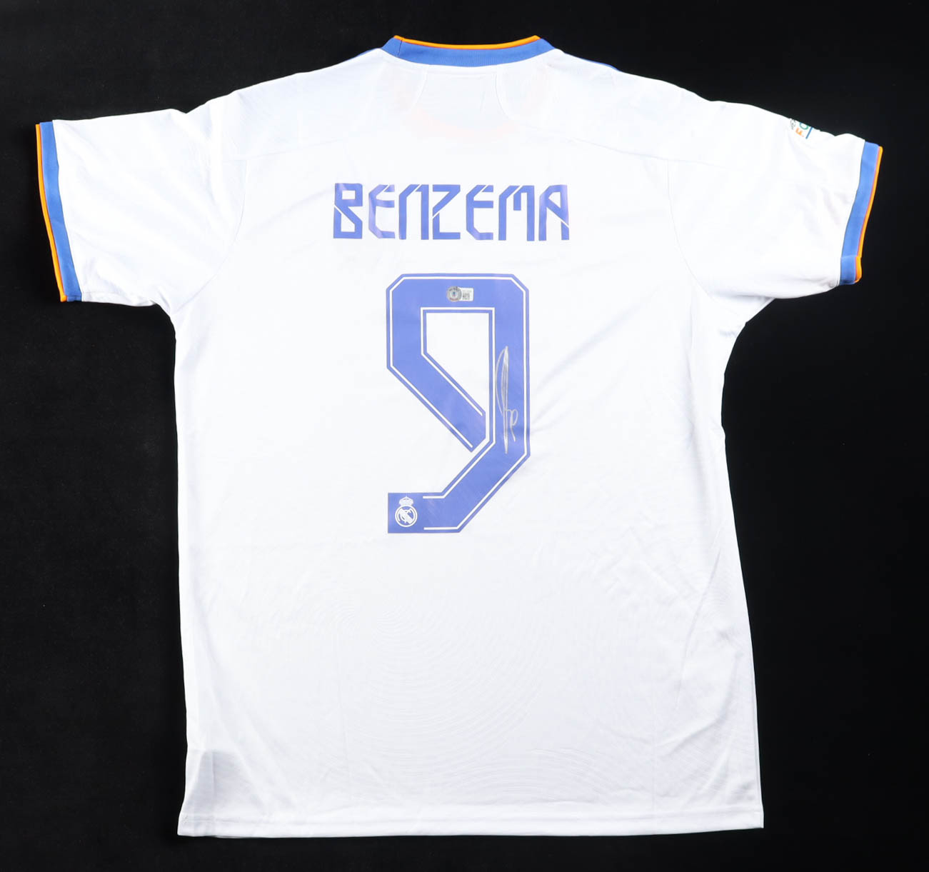 Karim Benzema Signed Real Madrid Adidas Authentic Jersey (Beckett) at PristineAuction.com Karim Benzema Signed Real Madrid Adidas Authentic Jersey (Beckett) at PristineAuction.com