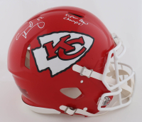 Creed Humphrey Signed Chiefs Full-Size Authentic On-Field Speed Helmet Inscribed "Super Bowl Champs!" (Beckett) at PristineAuction.com