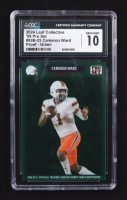 Cameron Ward 2024 Leaf Collective '89 Pro Set Proof Green #89B-25 RC (CSG 10) at PristineAuction.com