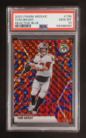 Tom Brady 2020 Panini Mosaic Mosaic Reactive Blue #135 (PSA 10) at PristineAuction.com