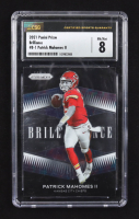 Patrick Mahomes 2021 Panini Prizm Brilliance #B-1 (CSG 8) at PristineAuction.com