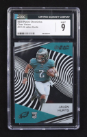 Jalen Hurts 2020 Panini Chronicles Clear Vision #CV-22 RC (CSG 9) at PristineAuction.com