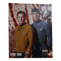 William Shatner & Leonard Nimoy Signed "Star Trek" 16x20 Photo (JSA) at PristineAuction.com