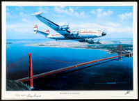 Larry Girard Signed Stan Stokes "Sentimental Journey" Lithograph Inscribed "TWA CAPT." (AIV) at PristineAuction.com