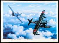 Joe Foss Signed Stan Stokes "Tough As Nails" Lithograph Inscribed "CMH" (AIV) at PristineAuction.com