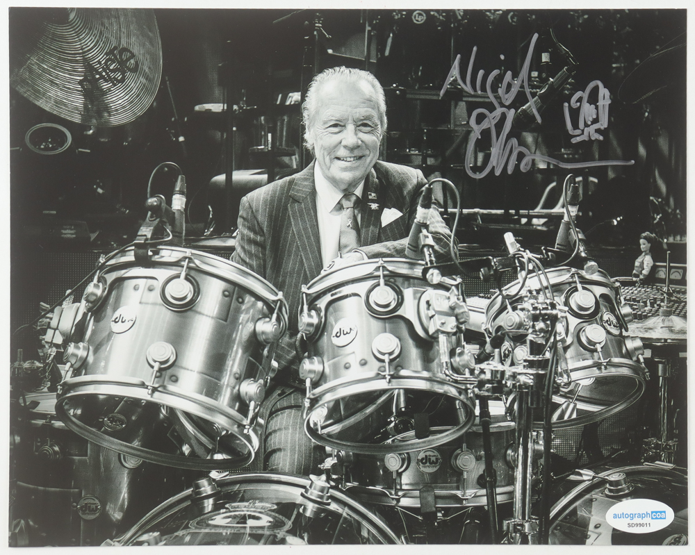 Nigel Olsson Signed 8x10 Photo with Hand-Drawn Sketch (ACOA) at PristineAuction.com Nigel Olsson Signed 8x10 Photo with Hand-Drawn Sketch (ACOA) at PristineAuction.com