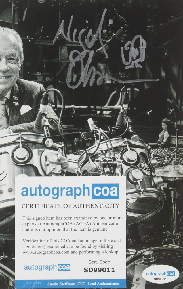 Nigel Olsson Signed 8x10 Photo with Hand-Drawn Sketch (ACOA) at PristineAuction.com Nigel Olsson Signed 8x10 Photo with Hand-Drawn Sketch (ACOA) at PristineAuction.com