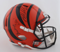 Sam Hubbard Signed Bengals Full-Size Speed Helmet Inscribed "Buckeye 4 Life!" (Beckett) at PristineAuction.com