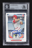Rhys Hoskins Signed 2014 Bowman Draft #DP-122 RC (BGS) at PristineAuction.com