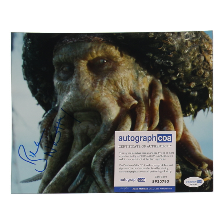 Bill Nighy Signed "Pirates of the Caribbean" 8x10 Photo (ACOA) at PristineAuction.com Bill Nighy Signed "Pirates of the Caribbean" 8x10 Photo (ACOA) at PristineAuction.com