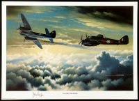 John Cunningham Signed Stan Stokes "Double Trouble" Lithograph (AIV) at PristineAuction.com