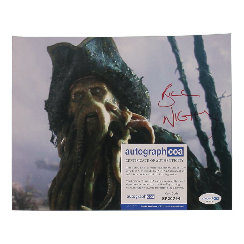 Bill Nighy Signed "Pirates of the Caribbean" 8x10 Photo (ACOA) at PristineAuction.com Bill Nighy Signed "Pirates of the Caribbean" 8x10 Photo (ACOA) at PristineAuction.com