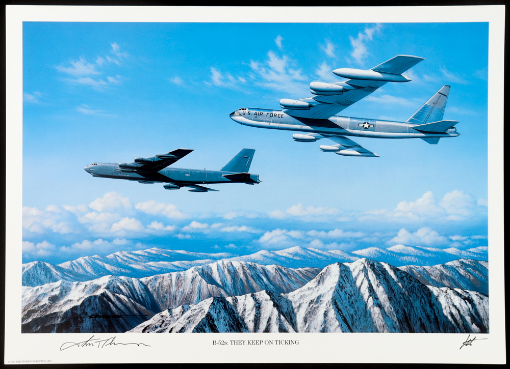 John T. Chain Jr. Signed Stan Stokes "B-52s: They Keep on Ticking" Lithograph (AIV) at PristineAuction.com John T. Chain Jr. Signed Stan Stokes "B-52s: They Keep on Ticking" Lithograph (AIV) at PristineAuction.com