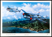 Marge Bong Drucker Signed Stan Stokes "A Pair Of Aces" Lithograph (AIV) at PristineAuction.com