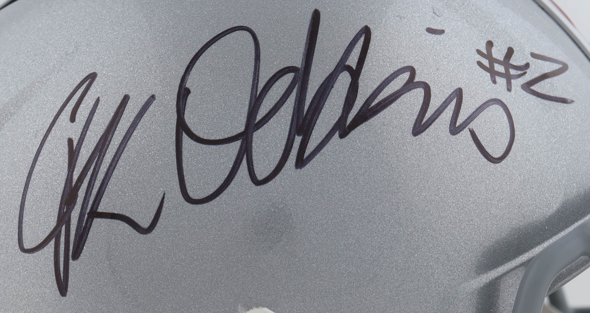 J.K. Dobbins Signed Ohio State Buckeyes Full-Size Speed Helmet (JSA & Dobbins) at PristineAuction.com J.K. Dobbins Signed Ohio State Buckeyes Full-Size Speed Helmet (JSA & Dobbins) at PristineAuction.com