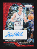 John Stockton 2024-25 Panini Prizm Signatures Choice Red #SIG-JSJ at PristineAuction.com