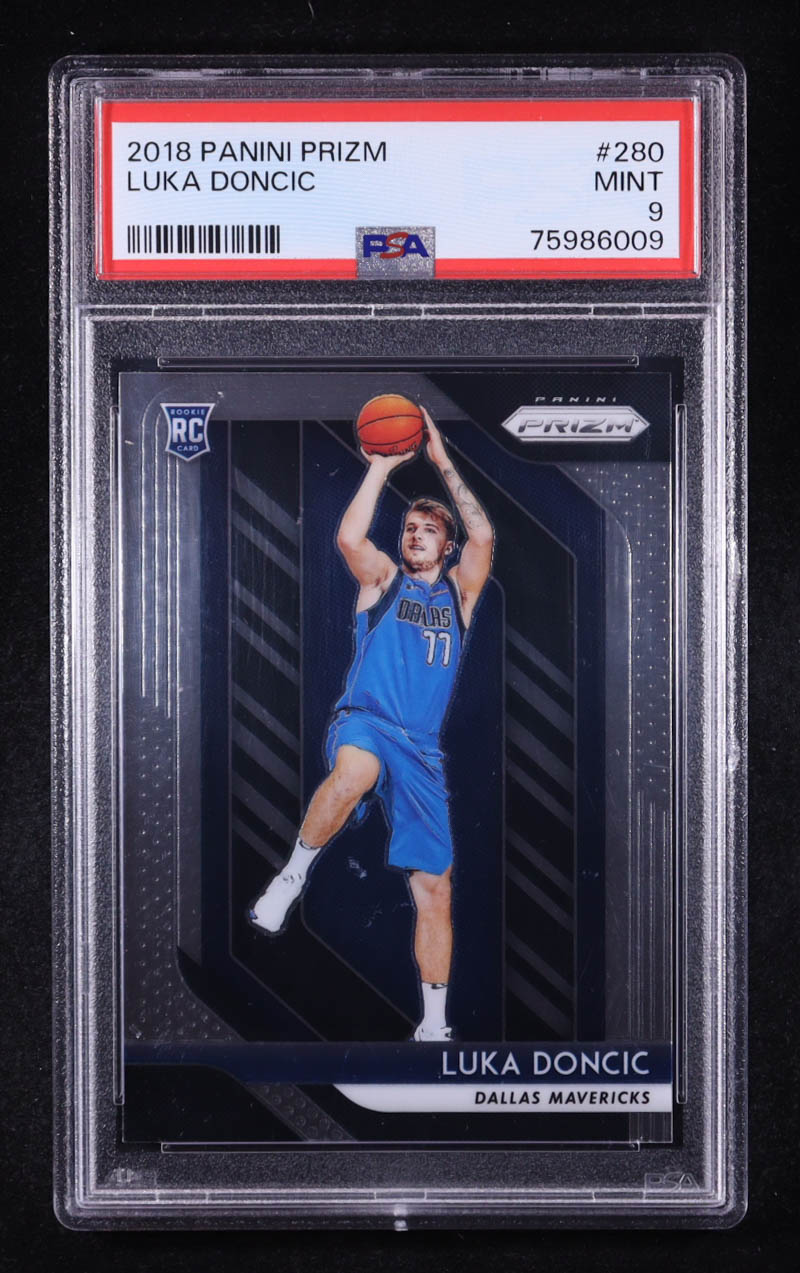 Luka Doncic 2018-19 Panini Prizm #280 RC (PSA 9) at PristineAuction.com Luka Doncic 2018-19 Panini Prizm #280 RC (PSA 9) at PristineAuction.com