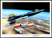 William Knight Signed Stan Stokes "Faster and Higher" Lithograph (AIV) at PristineAuction.com