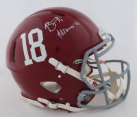 Bryce Young Signed Alabama Crimson Tide Full-Size Authentic On-Field Speed Helmet Inscribed "Heisman '21" (Beckett) at PristineAuction.com