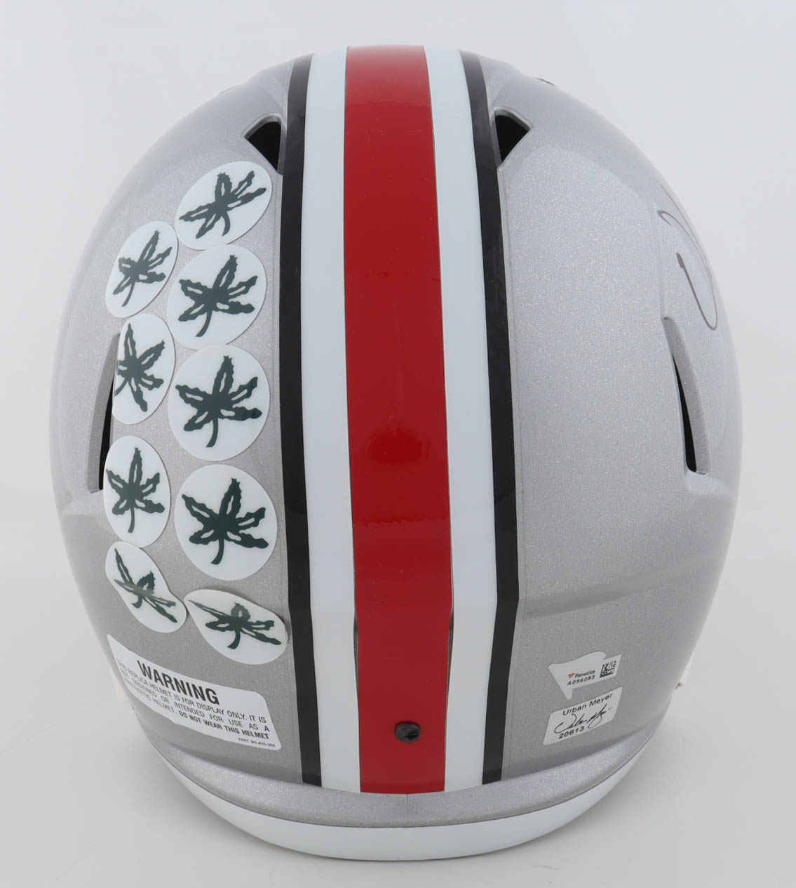 Urban Meyer Signed Ohio State Buckeyes Full-Size Speed Helmet (Fanatics & Meyer) at PristineAuction.com Urban Meyer Signed Ohio State Buckeyes Full-Size Speed Helmet (Fanatics & Meyer) at PristineAuction.com