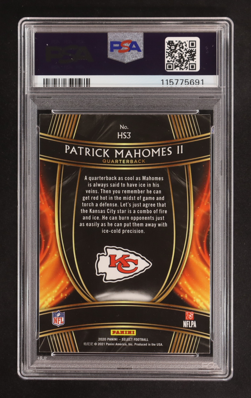 Patrick Mahomes II 2020 Select Hot Stars #3 (PSA 10) at PristineAuction.com Patrick Mahomes II 2020 Select Hot Stars #3 (PSA 10) at PristineAuction.com
