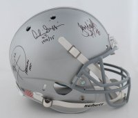 Archie Griffin, Troy Smith & Eddie George Signed Ohio State Buckeyes Full-Size Helmet Inscribed "H.T. 1974/75" & "HT 06" & "Heisman 1995" (JSA) at PristineAuction.com