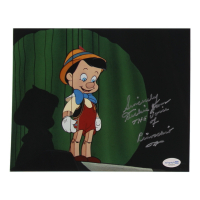 Dickie Jones Signed "Pinocchio" 8x10 Photo Inscribed "Sincerely" & "The Voice Of Pinocchio" (ACOA) at PristineAuction.com