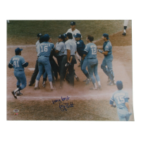 George Brett Signed Royals 16x20 Photo Inscribed "My Best" (PSA & GTSM) at PristineAuction.com