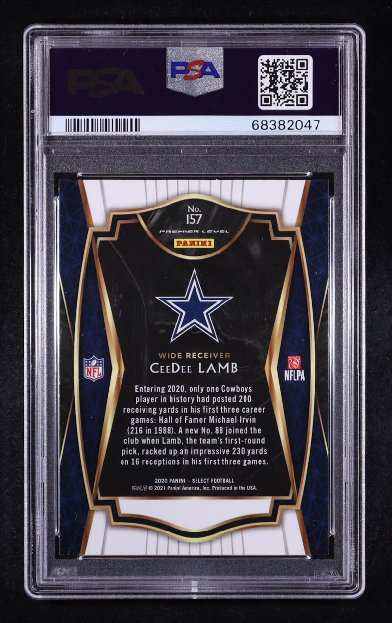 CeeDee Lamb 2020 Select #157 RC (PSA 10) at PristineAuction.com CeeDee Lamb 2020 Select #157 RC (PSA 10) at PristineAuction.com