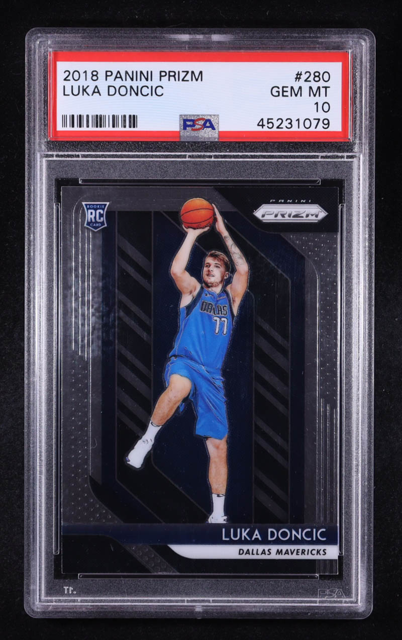 Luka Doncic 2018-19 Panini Prizm #280 RC (PSA 10) at PristineAuction.com Luka Doncic 2018-19 Panini Prizm #280 RC (PSA 10) at PristineAuction.com