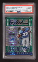 Barry Sanders 2020 Panini Contenders Optic Legendary Contenders Autographs Green Pulsar #9 PE (PSA 10) at PristineAuction.com