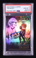 Tom Brady Signed 2020 Panini Illusions #1 (PSA 10 | Auto 10) at PristineAuction.com
