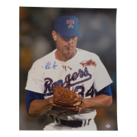 Nolan Ryan Signed Rangers 16x20 Photo (PSA) at PristineAuction.com