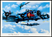 Carl Peterson Signed Stan Stokes "Ruby's Fortress" Lithograph Inscribed "Maj Gen USAF" (AIV) at PristineAuction.com