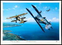 James Pickering Signed Stan Stokes "Faith, Hope And Charity" Lithograph Inscribed "RAF FL/LT" (AIV) at PristineAuction.com