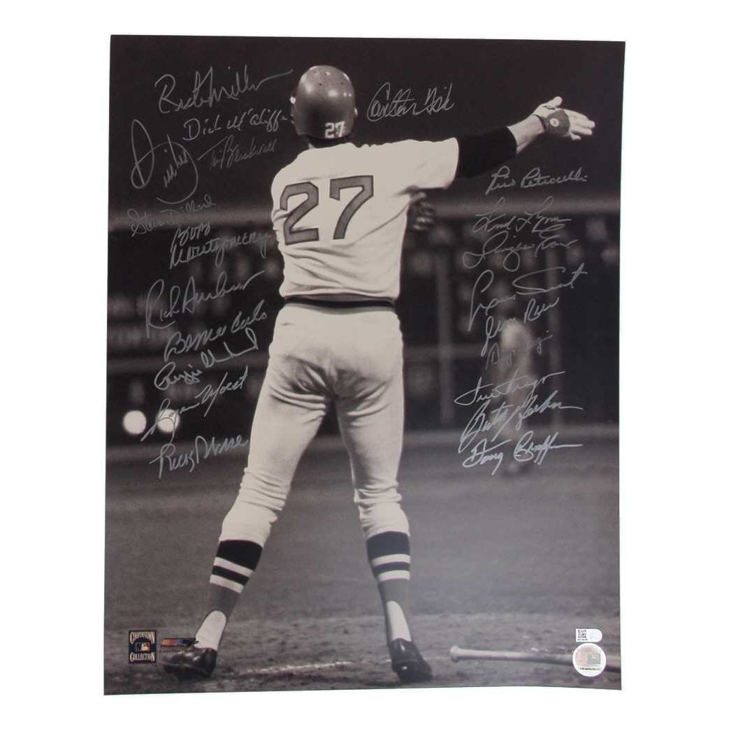 1975 Red Sox 16x20 Photo Team-Signed By (21) With Carlton Fisk, Fred Lynn, Jim Rice, Rico Petrocelli (AIV) at PristineAuction.com 1975 Red Sox 16x20 Photo Team-Signed By (21) With Carlton Fisk, Fred Lynn, Jim Rice, Rico Petrocelli (AIV) at PristineAuction.com