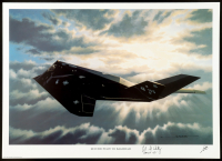 Alton Whitney Signed Stan Stokes "Second Wave To Baghdad" Lithograph Inscribed "Bandit 150" (AIV) at PristineAuction.com