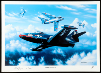 Royce Williams Signed Stan Stokes "Good Hunting" Lithograph (AIV) at PristineAuction.com