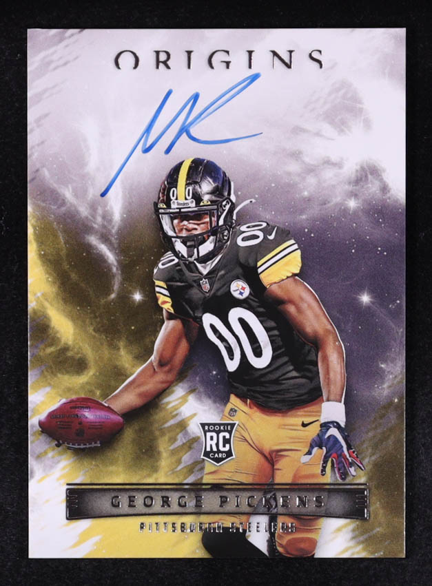 George Pickens 2022 Panini Origins Rookie Autographs #18 RC at PristineAuction.com George Pickens 2022 Panini Origins Rookie Autographs #18 RC at PristineAuction.com